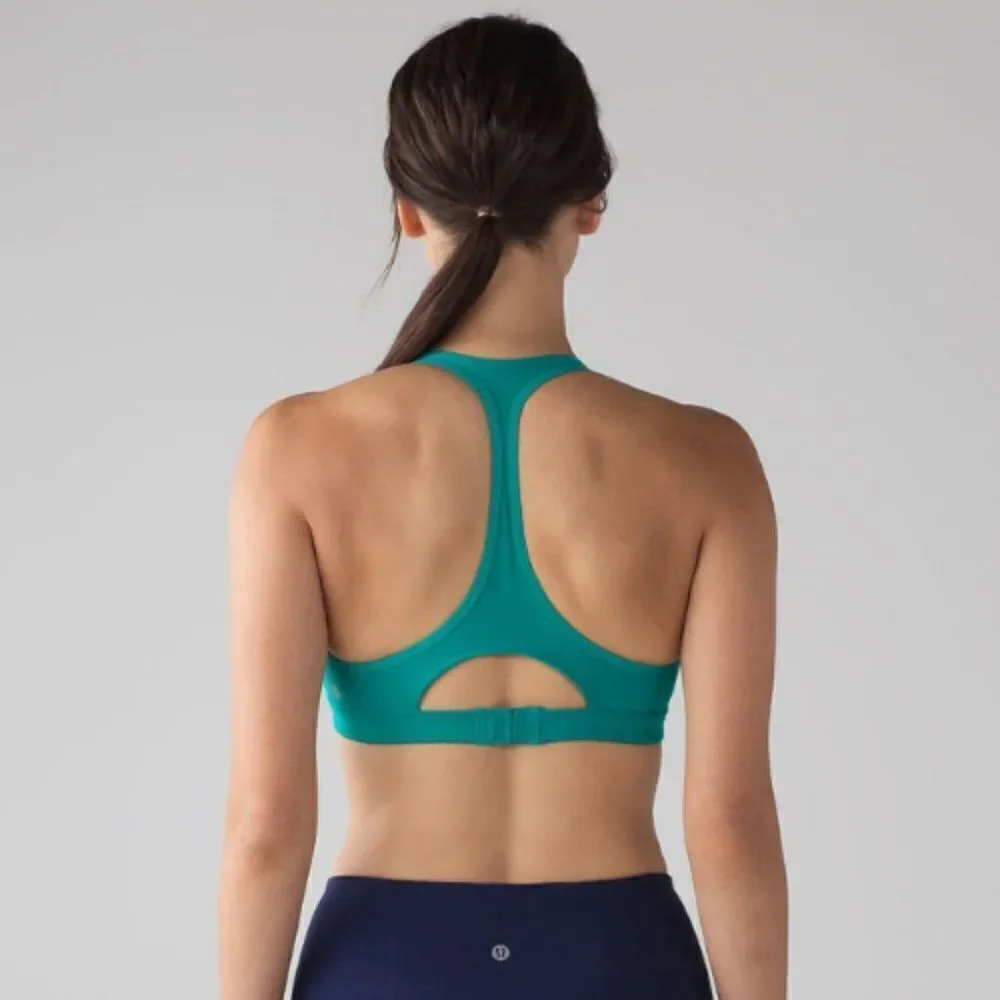 Lululemon Women's Viridian Green All Day Breeze Bra Adjustable A/B Cup